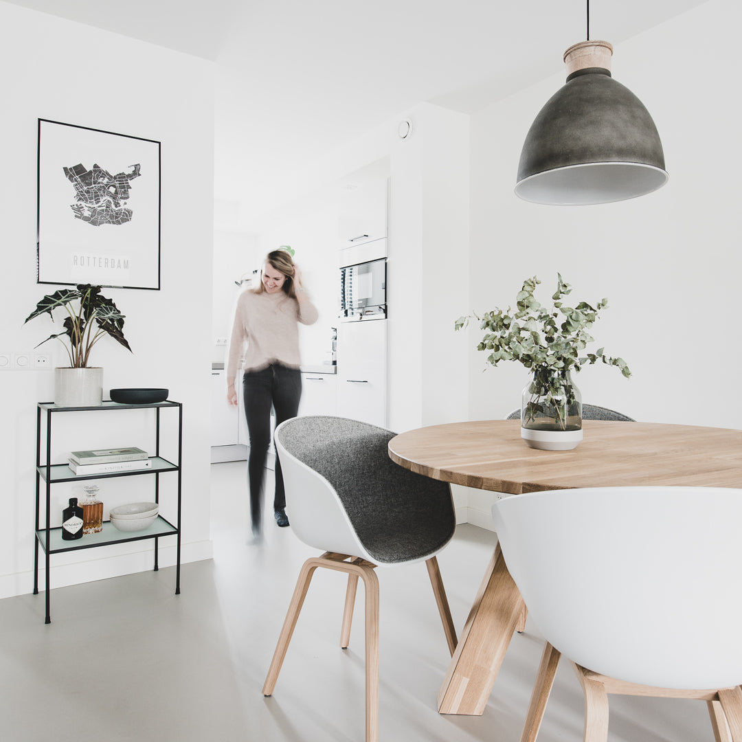 Het Scandinavische rijtjeshuis van fonQ-marketeer Tessa