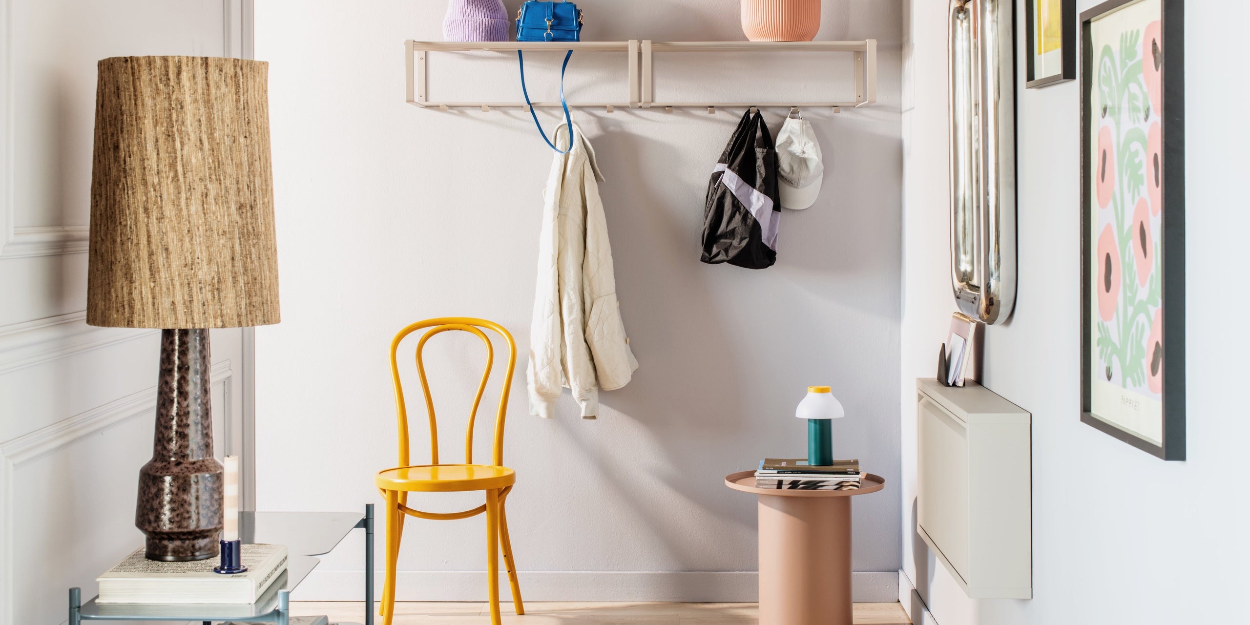 Aan de gang met de hal: funky woonaccessoires voor een vrolijke entree