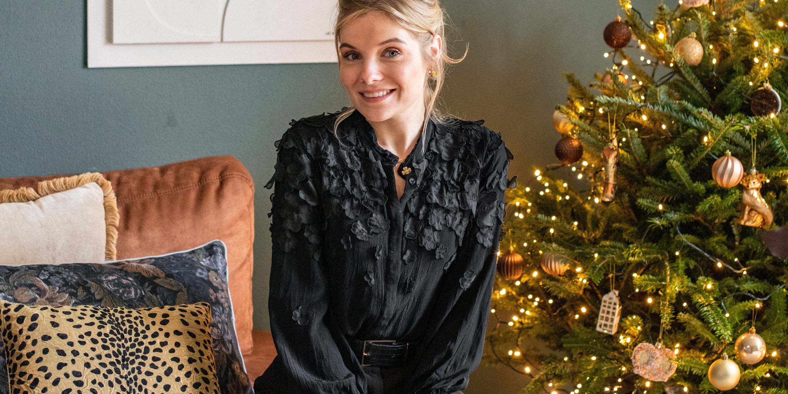 De feestelijke woonkamer make-over van Lynn van de Vorst