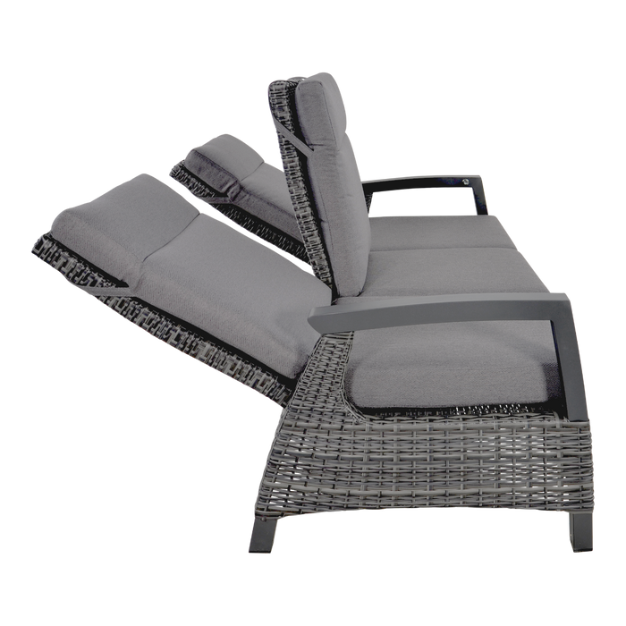 Lesli Living Loungebank Prato Forte - antraciet