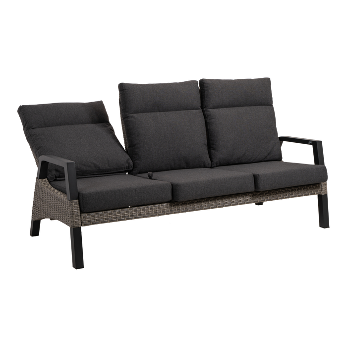 Lesli Living Loungebank Treviso Brick - grijs