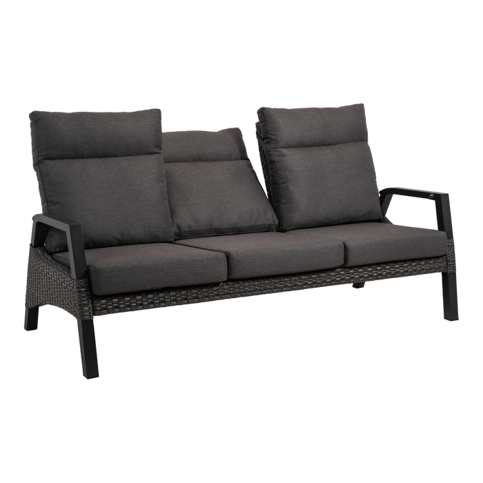 Lesli Living Loungebank Treviso Forte - antraciet