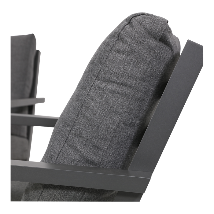 Lesli Living - Loungestoel Down Town - grijs