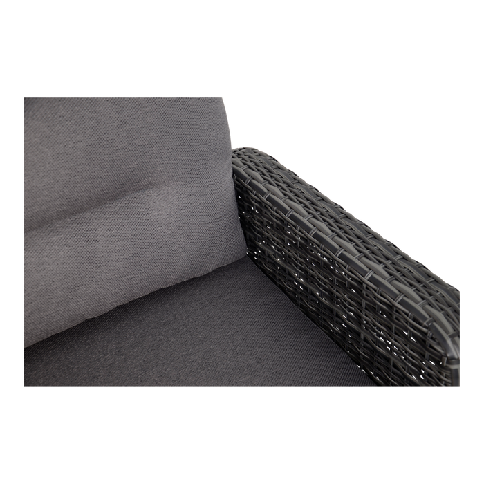 Lesli Living Loungebank Soho Forte - antraciet