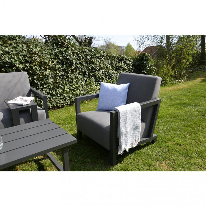 Lesli Living Loungestoel Verona - antraciet