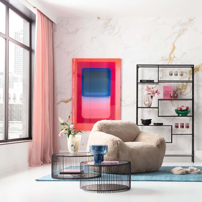 Kare Design Grazioso Serveerblad blauw 22cm