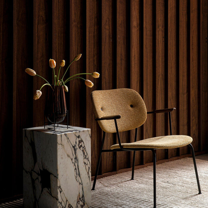 Audo Copenhagen Plinth Tall bijzettafel 30x30 Grey Galaxy