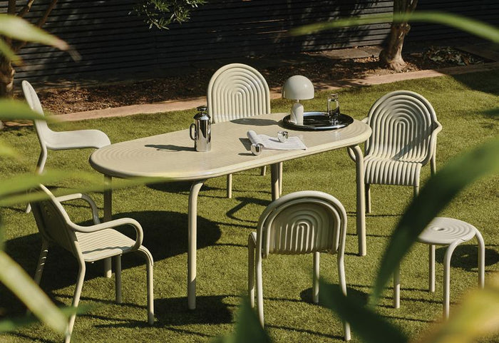 Tom Dixon Groove Obround tuintafel 186x86 Moss