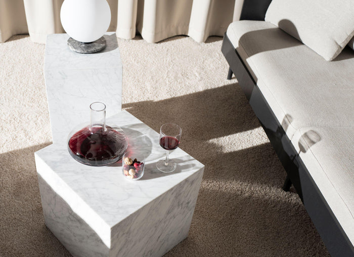 Audo Copenhagen Plinth Cubic bijzettafel 40x40 Grey Galaxy