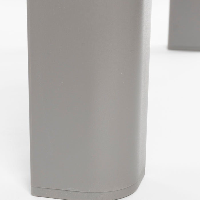 Housecraft Living Alban Tuintafel Rechthoekig 220x100 cm Metaal Grijs