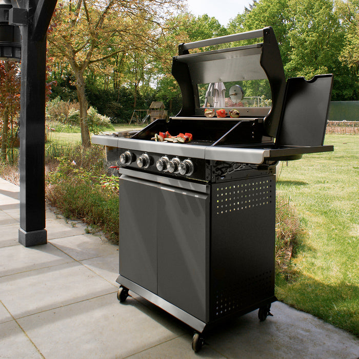 Patton Patio Pro Chef 4+1 Gasbarbecue - Frozen Grey