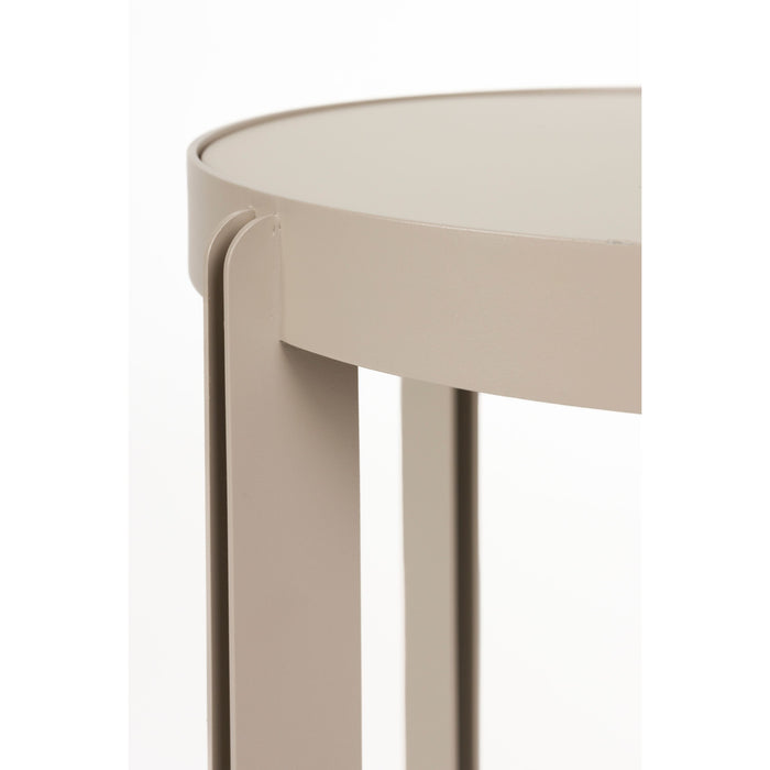 Zuiver Centre Bijzettafel Rond 42.50 cm Beige