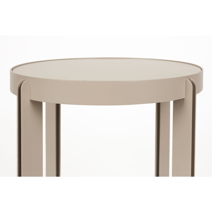 Zuiver Centre Bijzettafel Rond 42.50 cm Beige