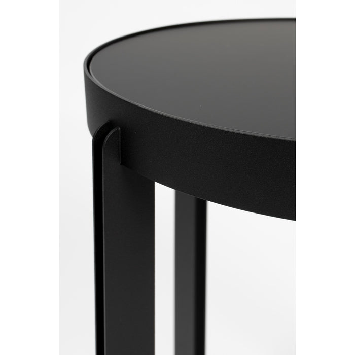 Zuiver Centre Bijzettafel Rond 42.50 cm Zwart