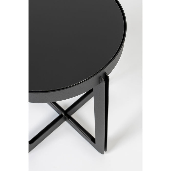 Zuiver Centre Bijzettafel Rond 42.50 cm Zwart