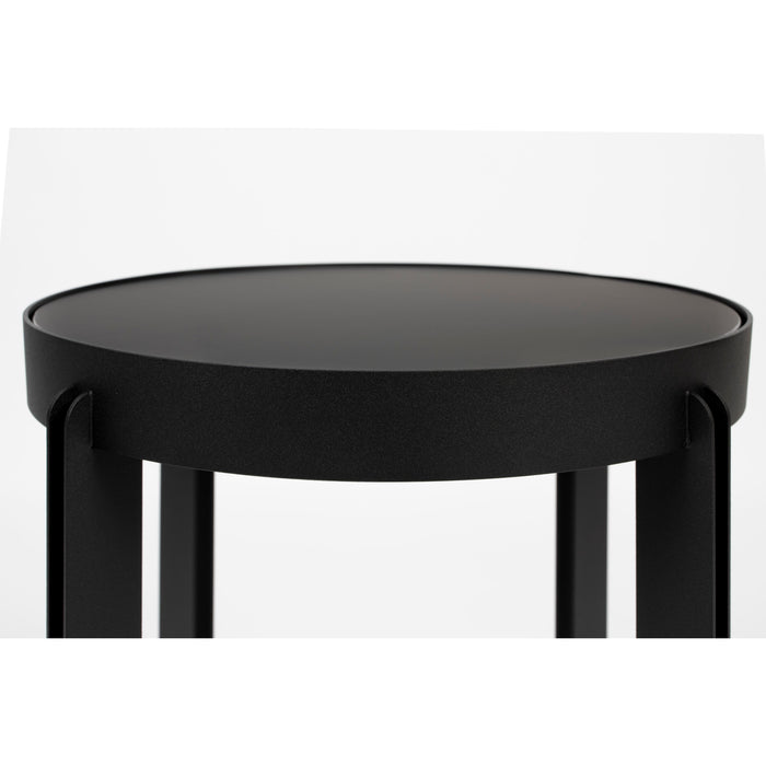 Zuiver Centre Bijzettafel Rond 42.50 cm Zwart