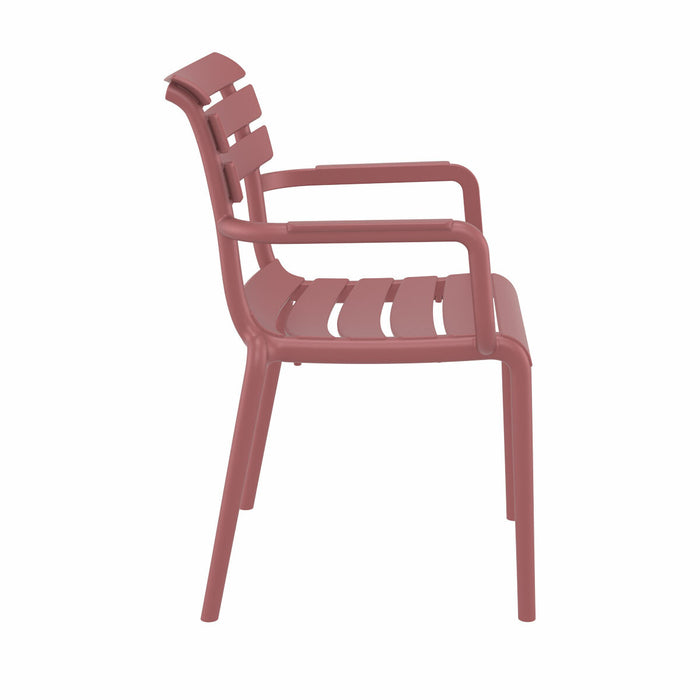 Paris tuinstoel marsala - 4 stuks