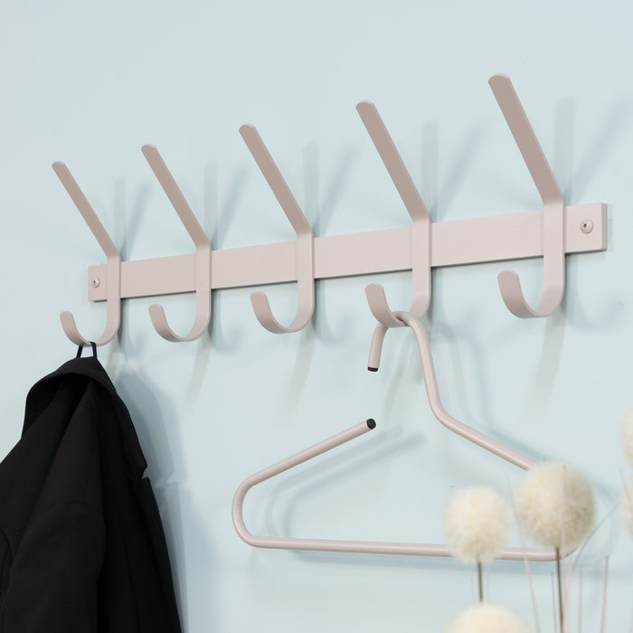 Spinder Design kapstok Dexter 5 - Silky Taupe - 5 haken
