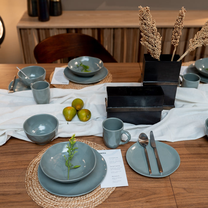 Kare Design Organic Kommen groen 4st