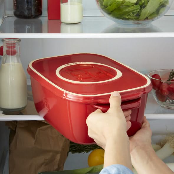 Emile Henry Kaasdoos Grand Cru - Aardewerk - 31 x 20 cm | 3.5 liter