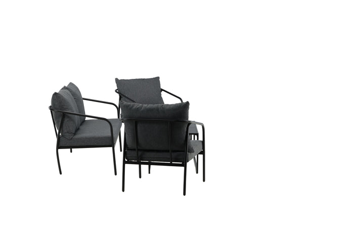 Fjôrd - Tuinset Zwart|Grijs - Staal - Sopot