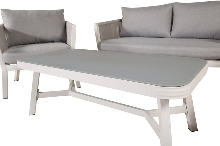 Fjôrd - Tuinset Wit Lounge - Aluminium - Virya
