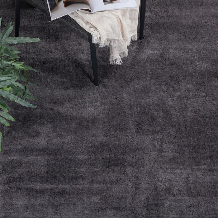 Fjôrd - Vloerkleed Donkergrijs - 170x240cm - Undra