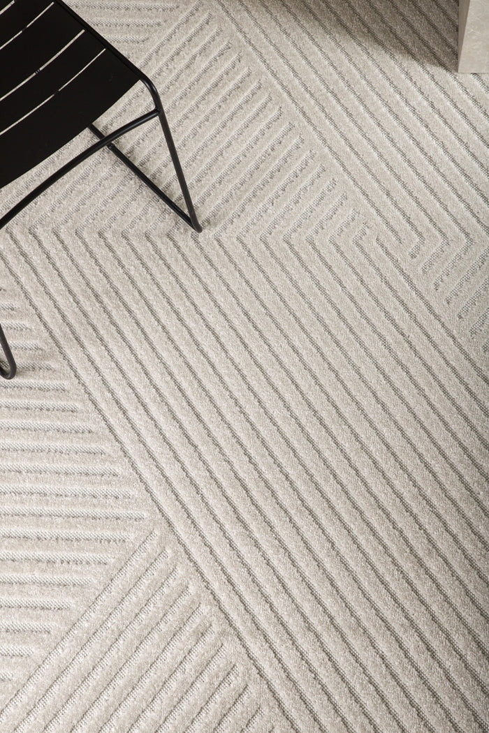 Fjôrd - Vloerkleed Wit - 230x160cm - Aron