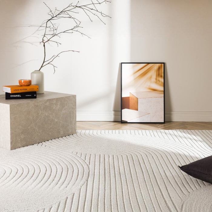 Fjôrd - Vloerkleed Wit - 340x240cm - Vince