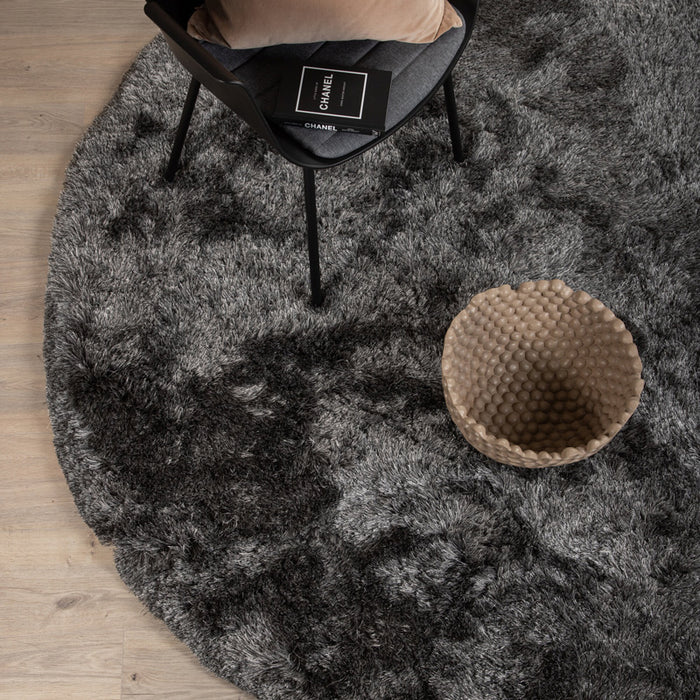 Fjôrd - Vloerkleed Grijs - Ø200cm - Shiva