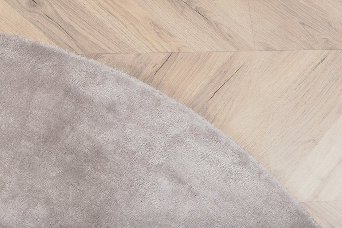 Fjôrd - Vloerkleed Zilver - Ø200cm - Indra