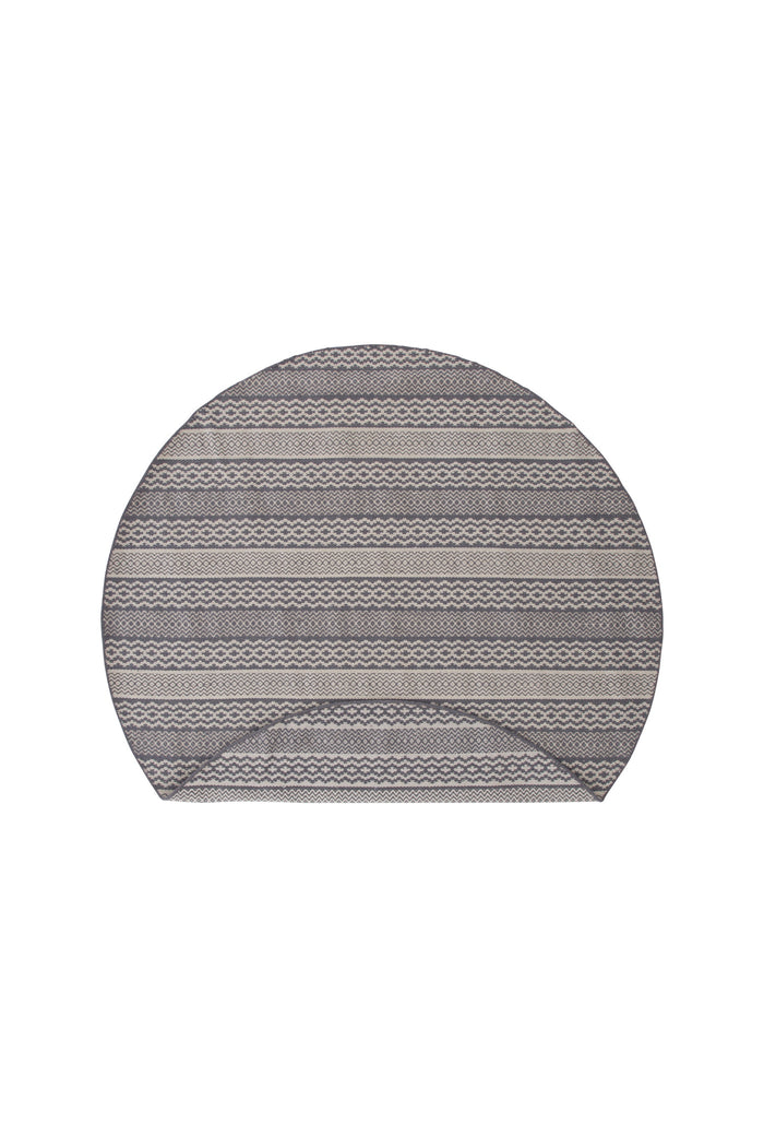 Fjôrd - Vloerkleed Lichtgrijs - Ø200cm - Sishu