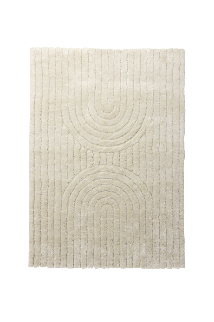 Fjôrd - Vloerkleed Wit - 230x160cm - Niklas