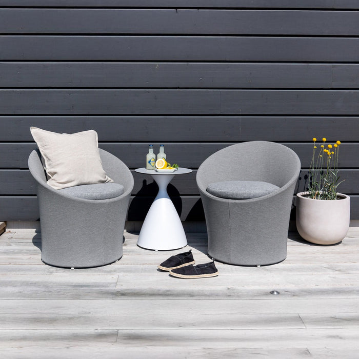 Fjôrd - Loungeset Wit|Grijs - Spoga