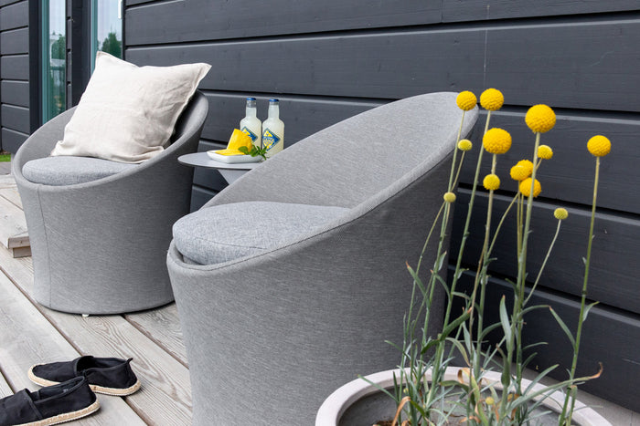 Fjôrd - Loungeset Wit|Grijs - Spoga