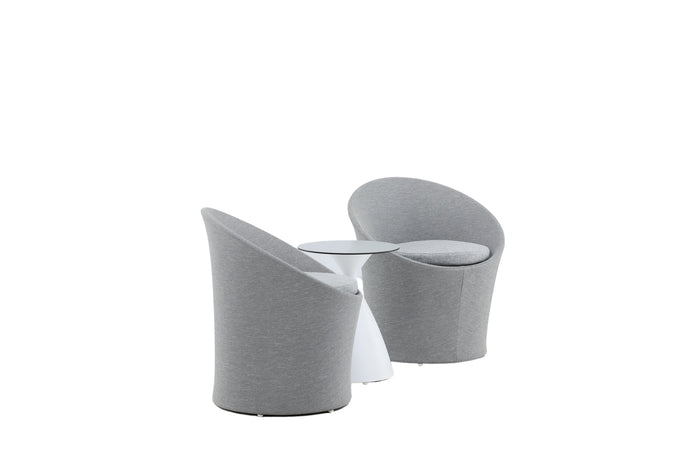 Fjôrd - Loungeset Wit|Grijs - Spoga