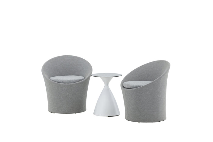 Fjôrd - Loungeset Wit|Grijs - Spoga