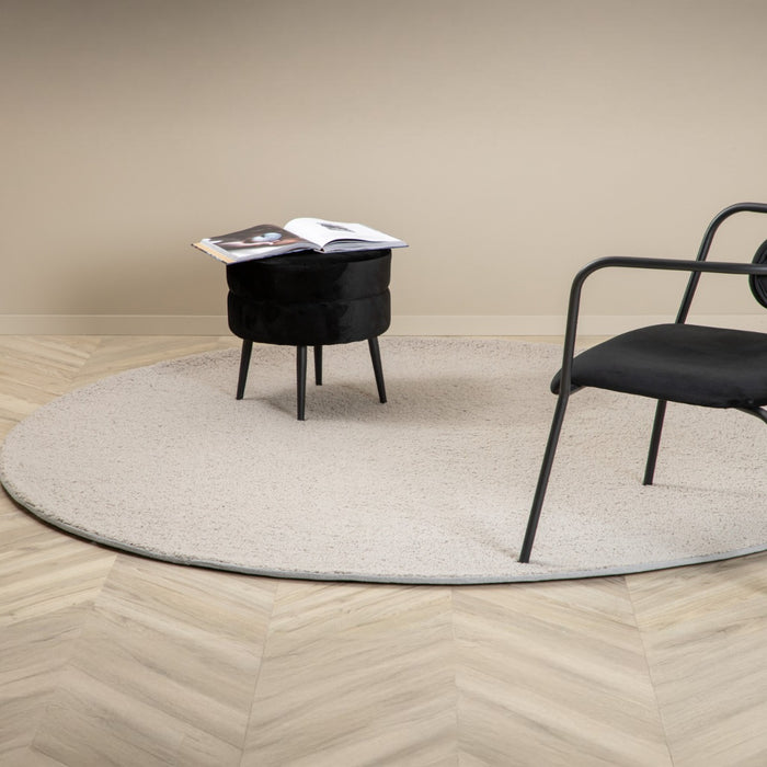 Fjôrd - Vloerkleed Grijs - Ø200cm - Teddy