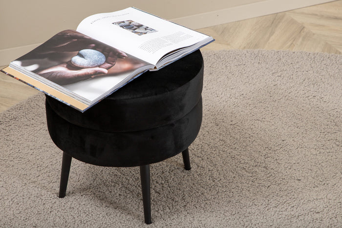 Fjôrd - Vloerkleed Grijs - Ø200cm - Teddy