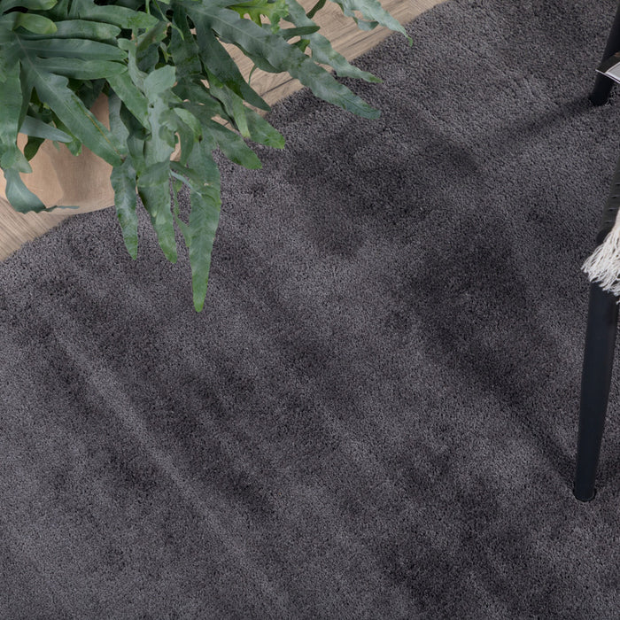 Fjôrd - Vloerkleed Donkergrijs - 250x350cm - Undra