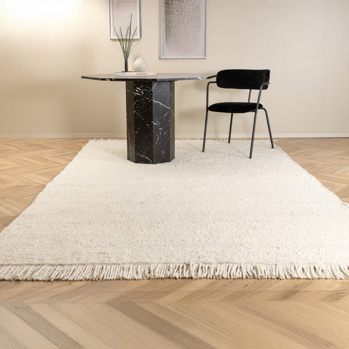 Fjôrd - Vloerkleed Wit - 300x400cm - Betina