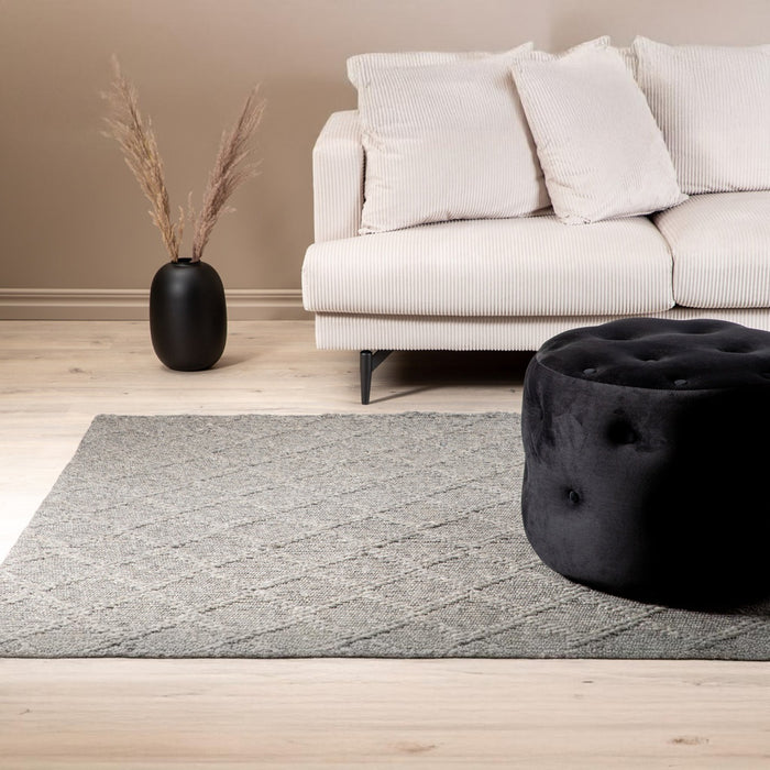 Fjôrd - Vloerkleed Grijs - 200x300cm - Cloudy