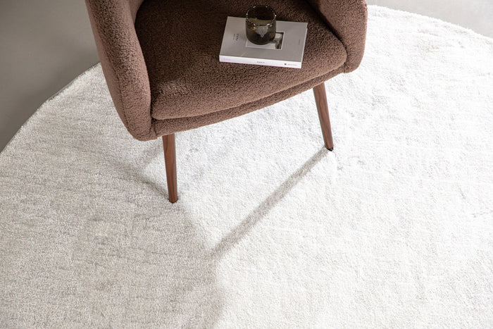 Fjôrd - Vloerkleed Wit - Ø200cm - Undra