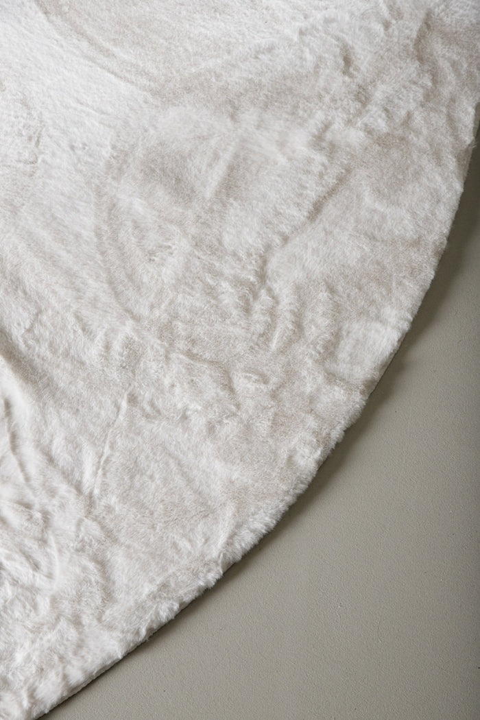 Fjôrd - Vloerkleed Wit - Ø200cm - Nina