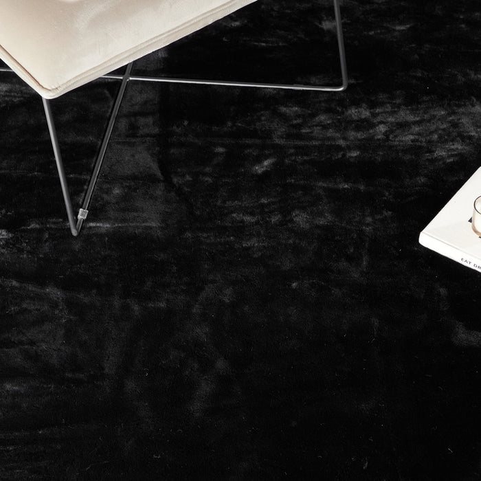 Fjôrd - Vloerkleed Zwart - 230x160cm - Nina
