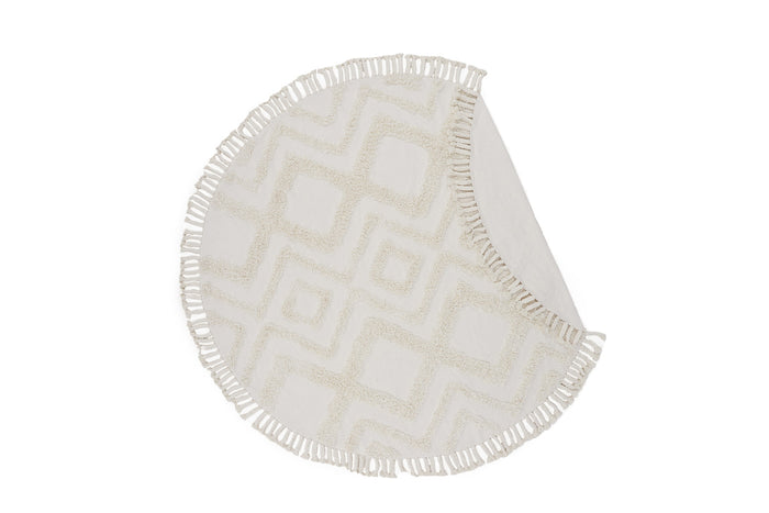 Fjôrd - Vloerkleed Wit - Ø200cm - Hilma