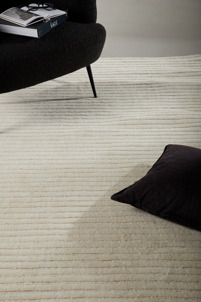 Fjôrd - Vloerkleed Wit - 230x160cm - Milton