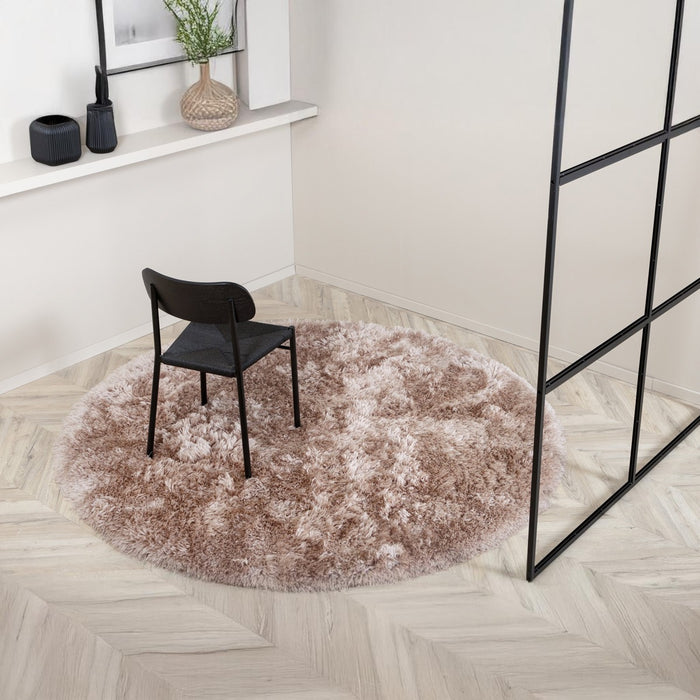 Fjôrd - Vloerkleed Beige - Ø200cm - Grace