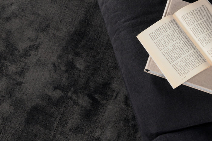 Fjôrd - Vloerkleed Donkergrijs - 250x350cm - Indra