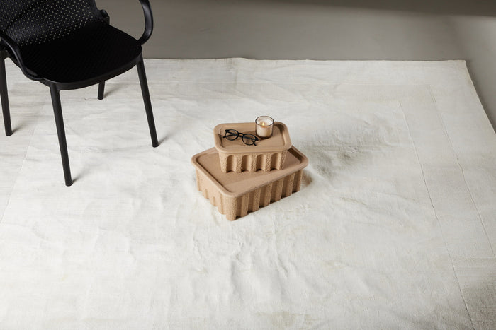 Fjôrd - Vloerkleed Wit - 240x240cm - Boston